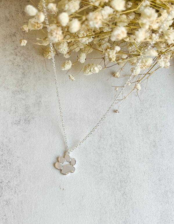 Crystal Paw Necklace