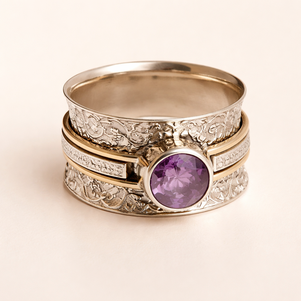 Bohemian Crystal Meditation Ring