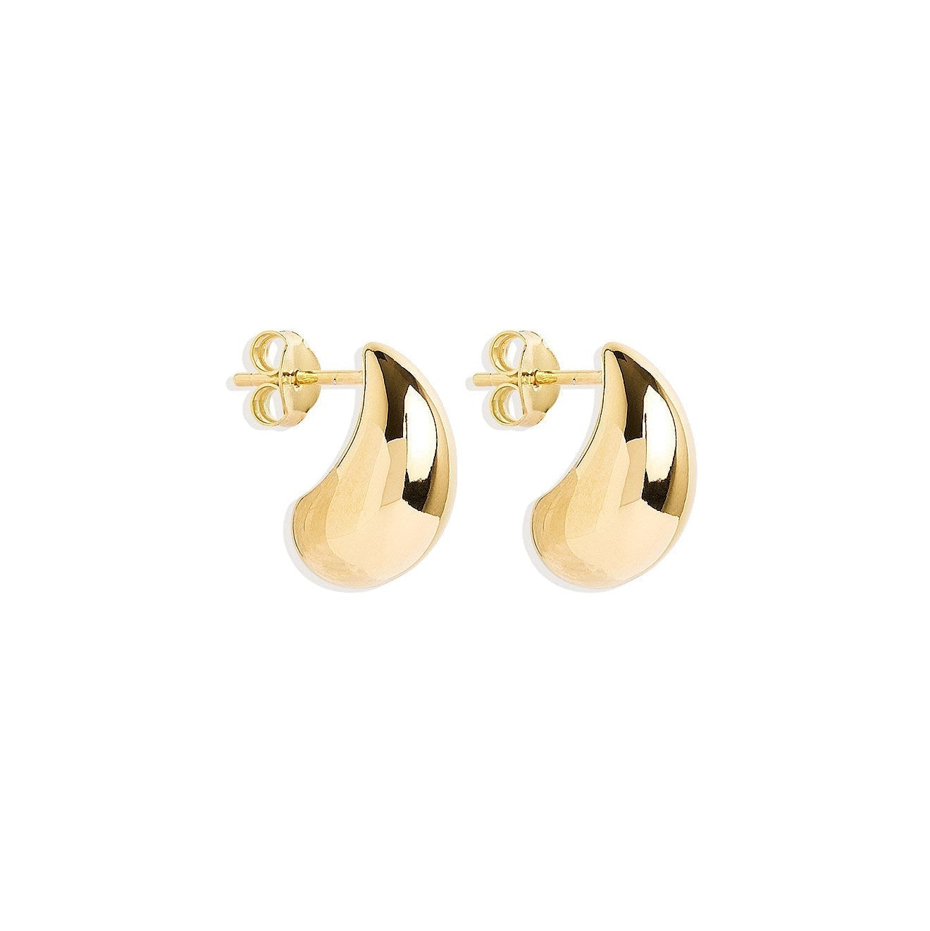Mato Drop Gold Earrings