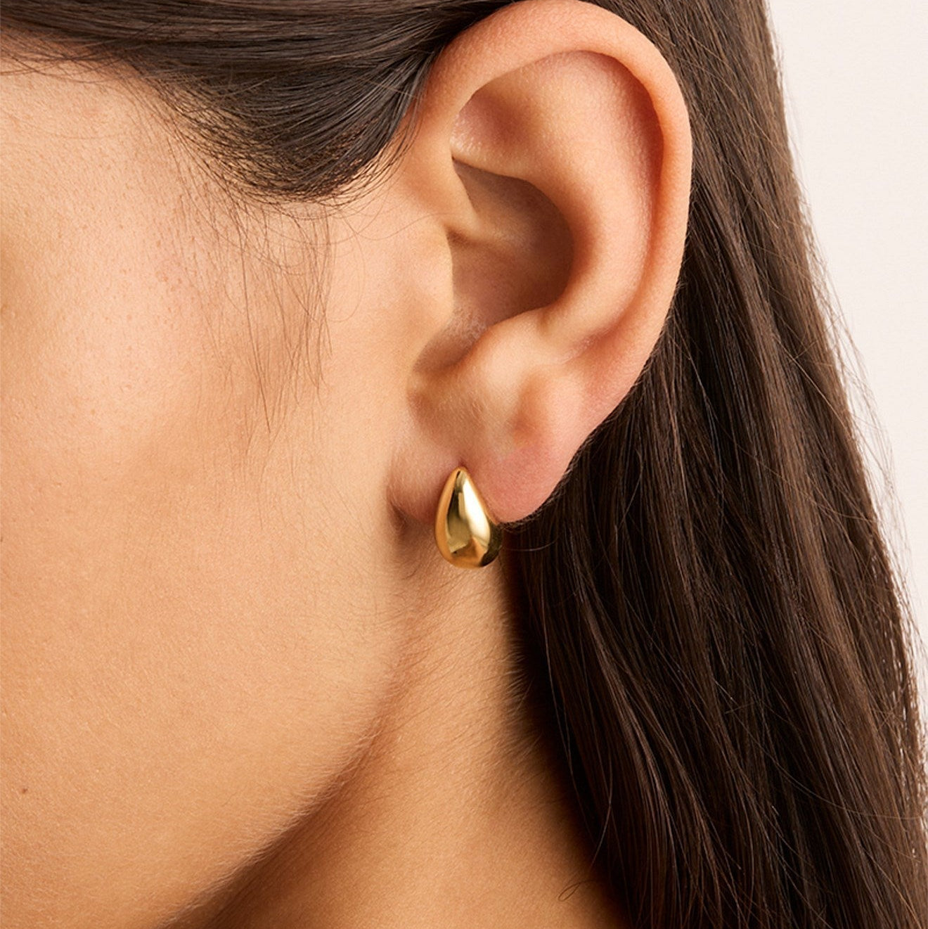Mato Drop Gold Earrings