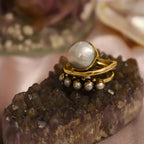 Couture Boho Pearl Ring