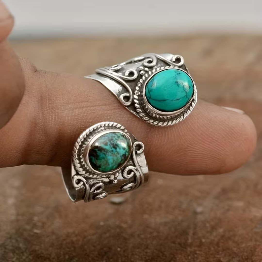 Boho Gem Statement Ring