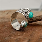 Boho Gem Statement Ring
