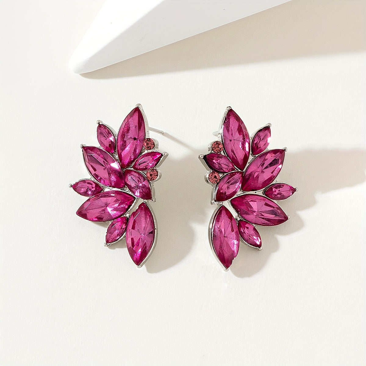 Exquisite Rhinestone Stud Earrings
