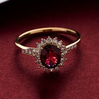 Empress Red Gold Ring