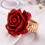 Fresh Red Rose Ring