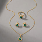 Luxury Emerald Stone Set