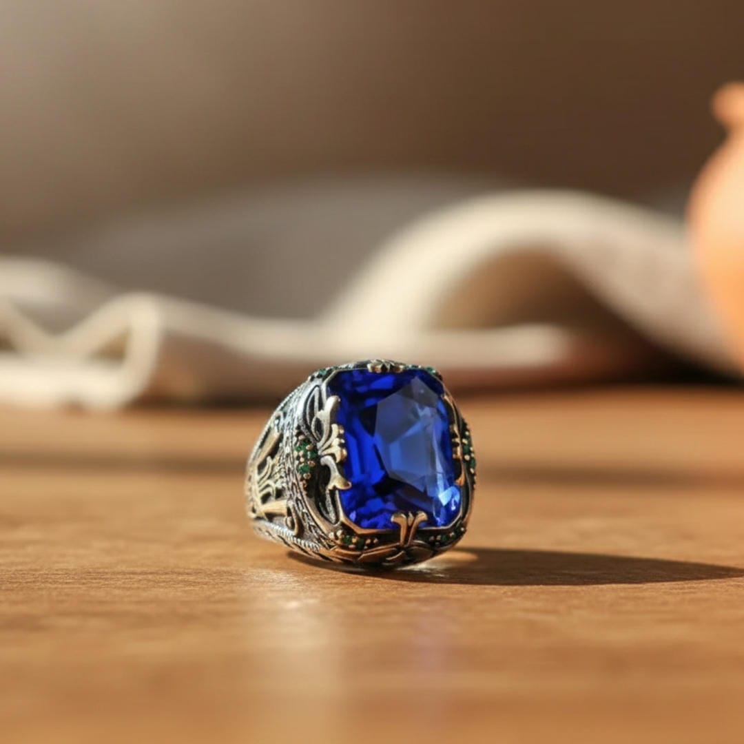 Klara Saphira Dual Tone Ring