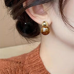 Honey Glow Teardrop Earrings