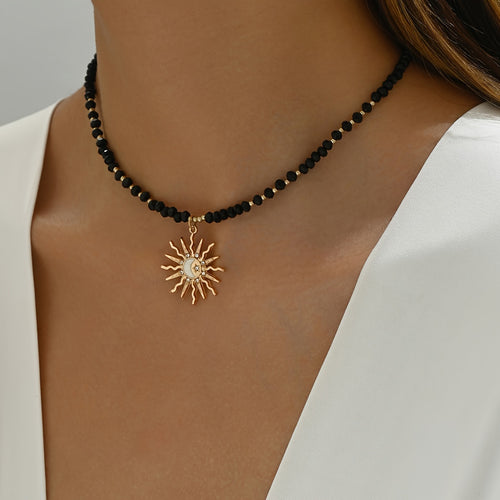 Astral Beaded Boho Choker