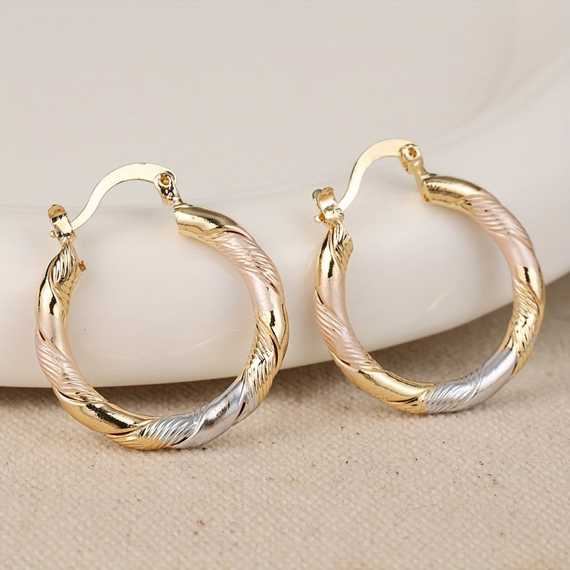 Luxe Gold Hoop Earrings