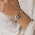 Ethnic Inlaid Imitation Stone Bracelet