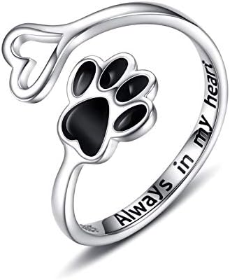 Crystal Paw Ring