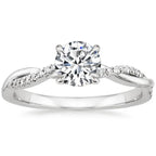 Le Jane Crystal Gold Ring