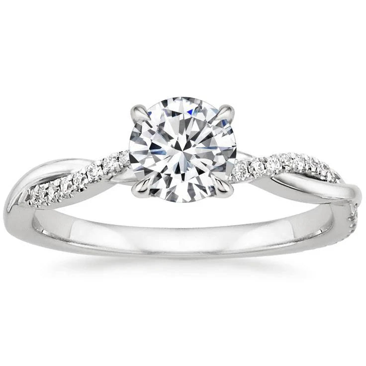 Le Jane Crystal Gold Ring