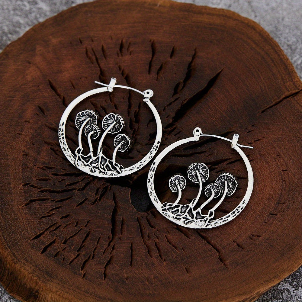 Enchanted Mushroom Boho Earrings