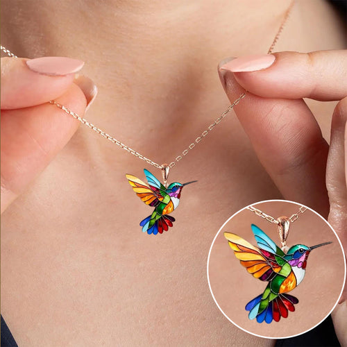 Antique Hummingbird Necklace