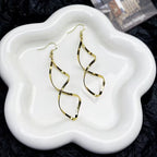 Handmade Spiral Dangle Earrings