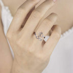 Crystal Paw Ring
