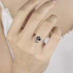 Crystal Paw Ring