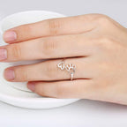 Crystal Paw Ring