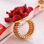 Fresh Red Rose Ring