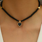 Gothic Heart Boho Necklace