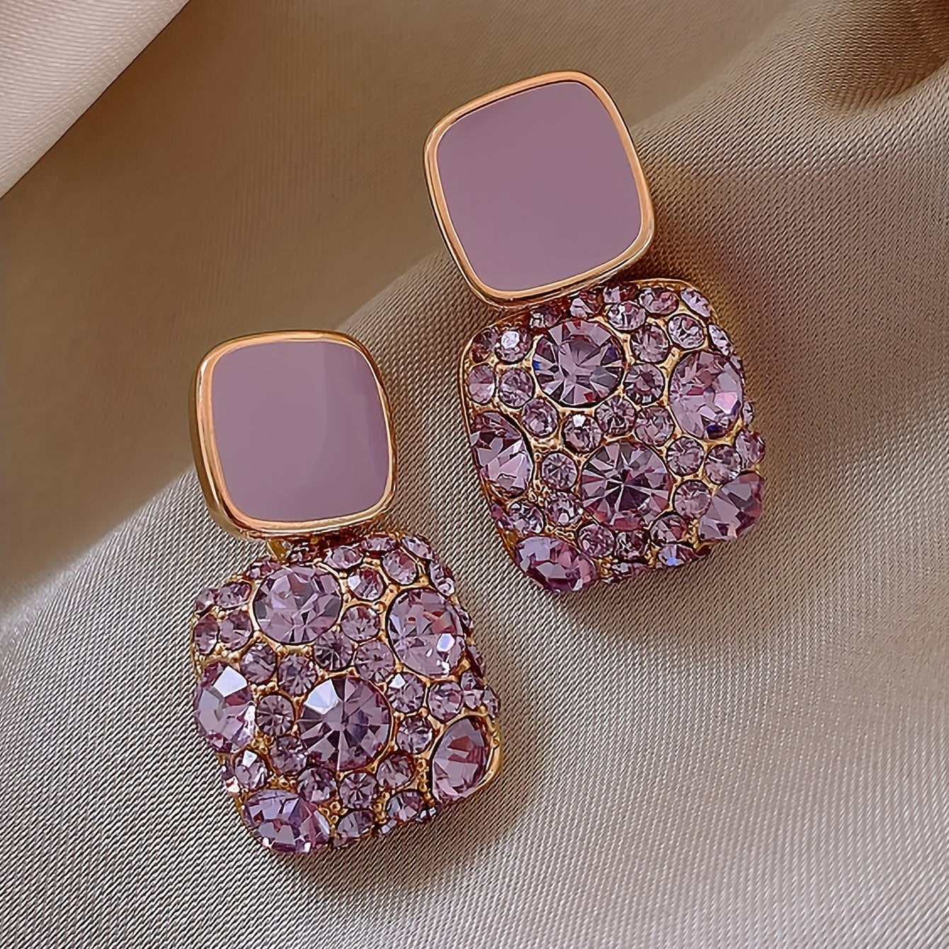 Timeless Square Pendant Earrings