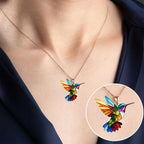 Hummingbird Crystal Necklace