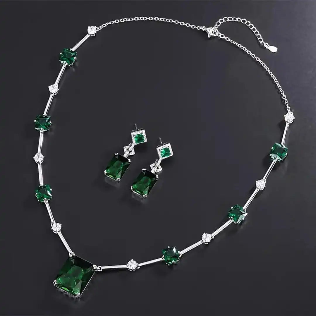Emerald Rectangular Set