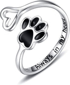 Crystal Paw Ring