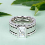 Antique Inlaid Glass Ring