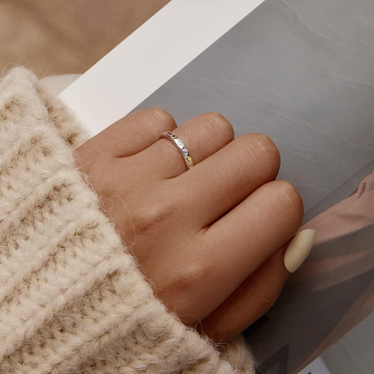 Silver Paw Statement Ring