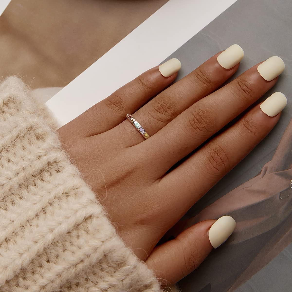 Silver Paw Statement Ring