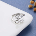 Crystal Paw Ring