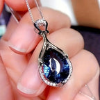 Crystal Teardrop Necklace