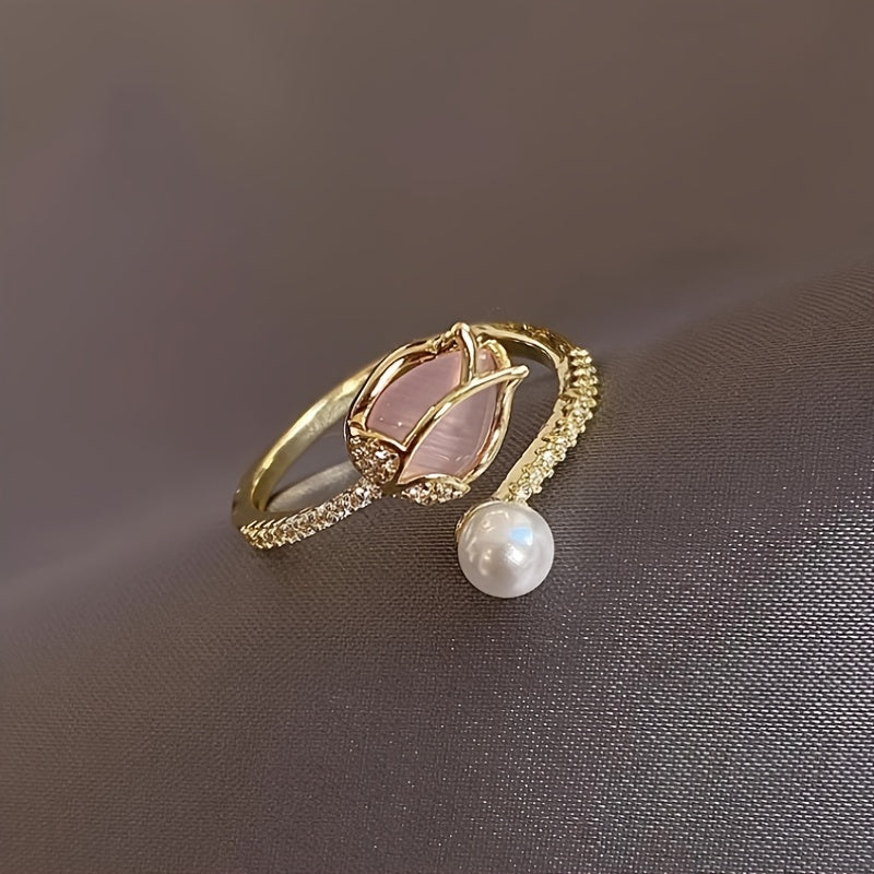Timeless Tulip Bud Ring