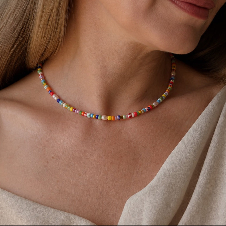 Refined Pearl Baroque Necklace