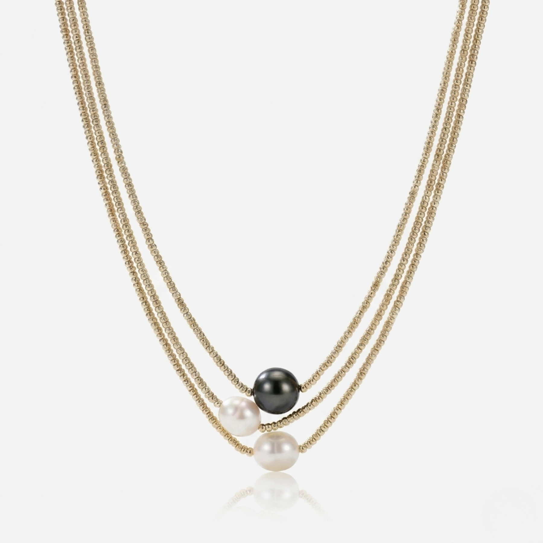 Baroque Pearl Multi Strand Necklace