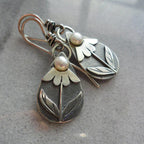 Majestic Teardrop Flower Earrings