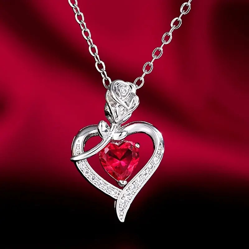 Rosira Emberveil White Gold Necklace