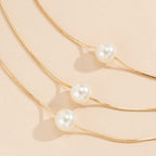 Magical Triple Pearl Necklace