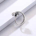 Crystal Paw Ring