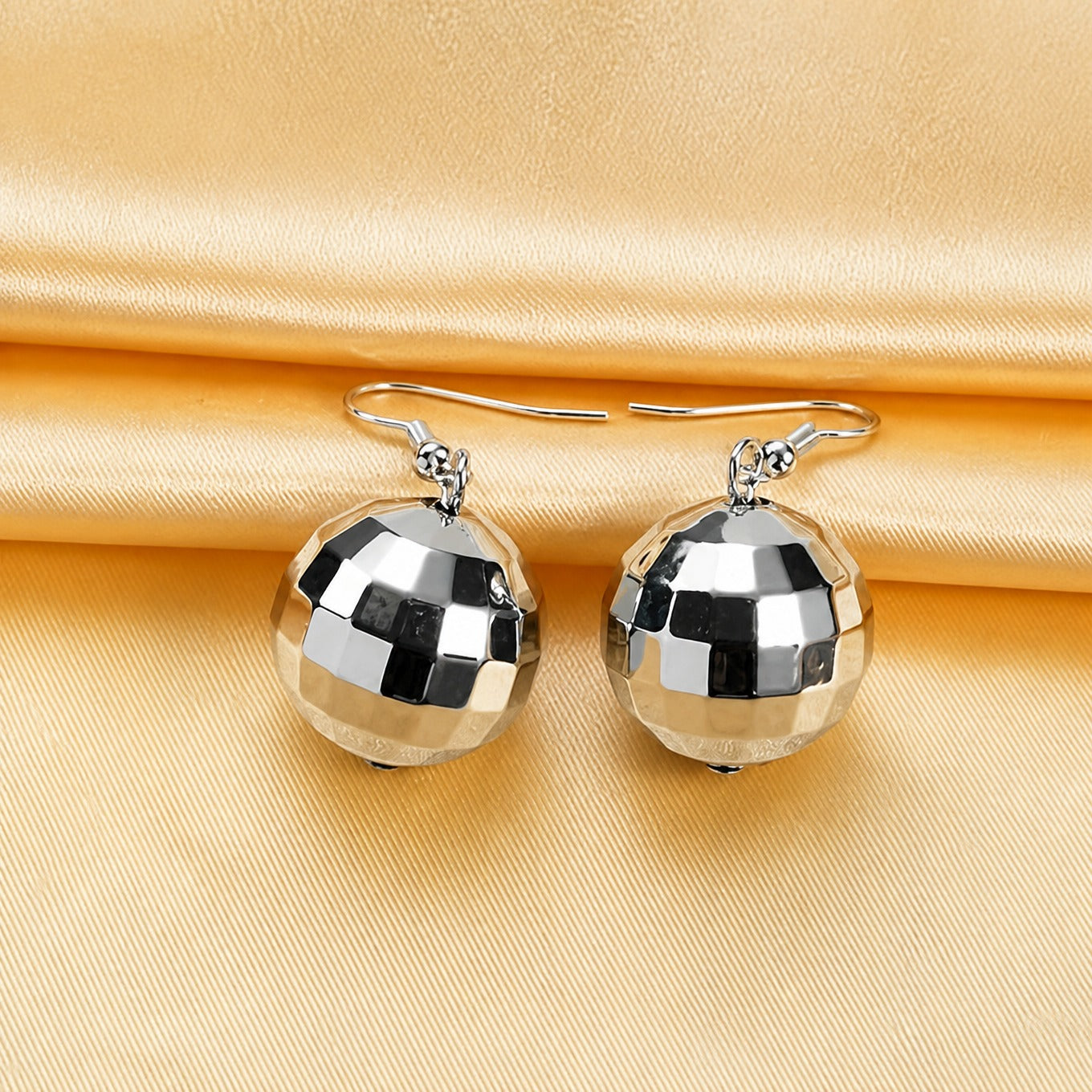 Disco Ball Dangle Earrings