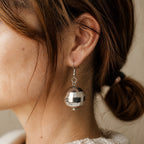 Disco Ball Dangle Earrings