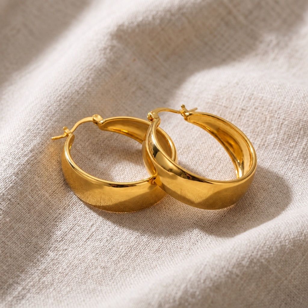 Eternal Vintage Hoops Earrings