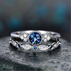 Avelisse Moraziel White Gold Ring Set