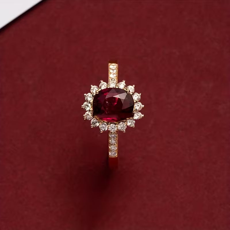 Empress Red Gold Ring