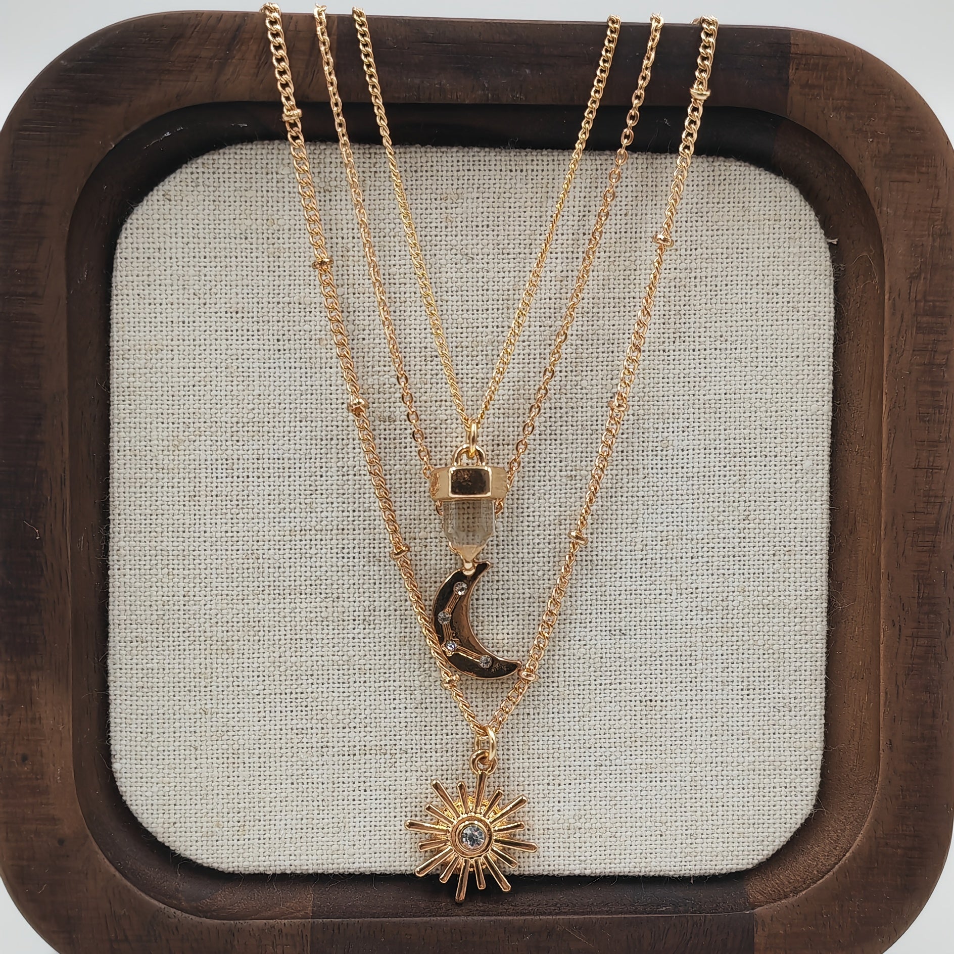 Celestial Layered Boho Necklace