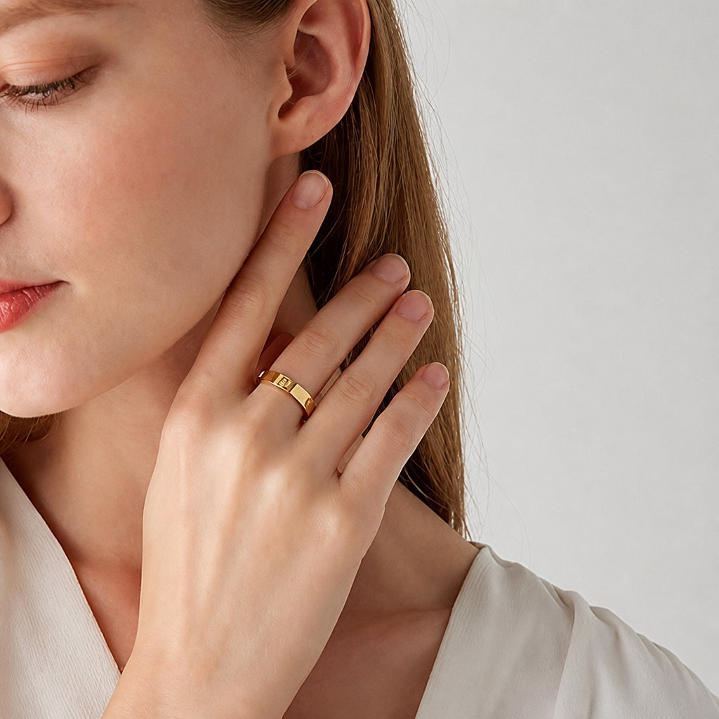 Promise Gold Band Ring